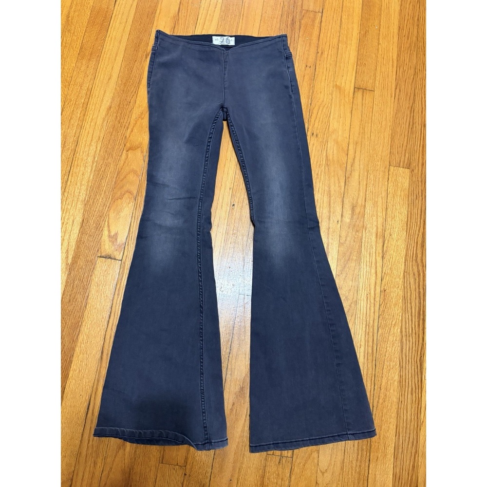 Free People We The Free Penny Pull-On Flare Jeans Size 26 Women's